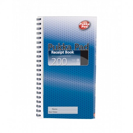 Pukka Pad NCR Receipt Book - Talonario de recibos por duplicado, 152 x 280 mm 