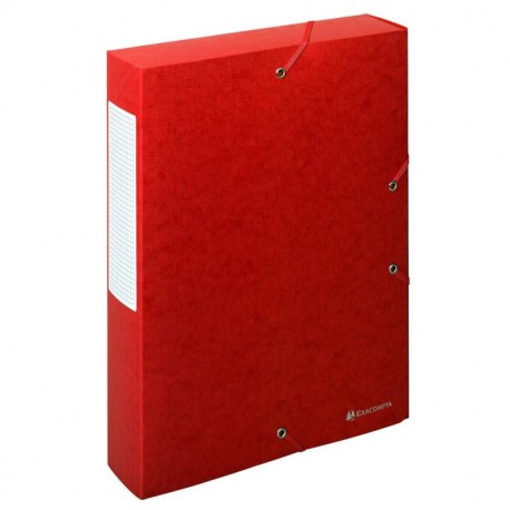 Exacompta 50915E - Carpeta de proyecto con goma, color rojo