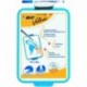 BiC Velleda - Pizarra escolar de doble cara 19 x 26 cm, con rotulador , color blanco