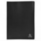 Exacompta 8551E - Carpeta de 50 fundas PVC, A4, color negro