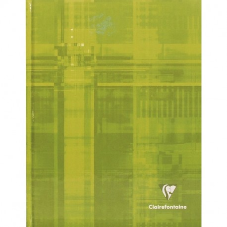 Clairefontaine 9842C - Lote de 5 Cuadernos cosidos Tapa dura A5 MAXI cuadriculado 5x5 de 192 páginas, colores surtidos