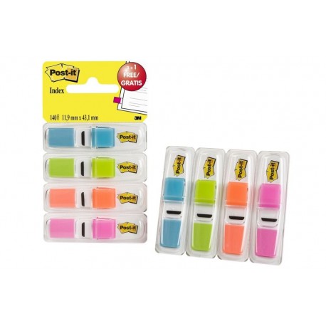 Post-It 70005040152 - Dispensador 3+1 índex 1/2""