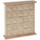 Artemio - Cómoda de madera, 25 cajones, color beige