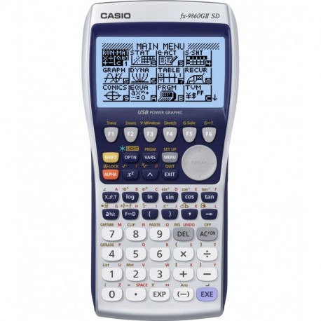 CASIO FX-9860GII Calculadora Gráfica 1.5MB, Gran pantalla