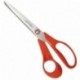 Fiskars Tijeras universales, Para zurdos, Longitud: 21 cm, Hoja de acero inoxidable/Mangos de plástico, Rojo, Classic, 100514