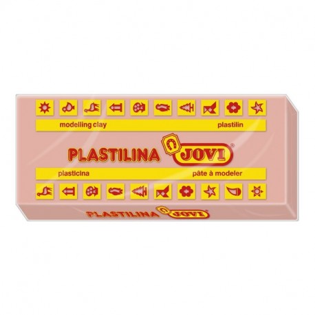 Jovi - Caja de plastilina, 15 Pastillas 150 g, Color Carne 7108 