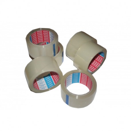 6 Rollos Tesa Cinta Adhesiva del paquete cinta adhesiva 66 m 50 mm transparente