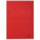 Exacompta 50105E - Lote de 100 Subcarpetas Forever® 120 con Ventana e Impresas, Color Rojo