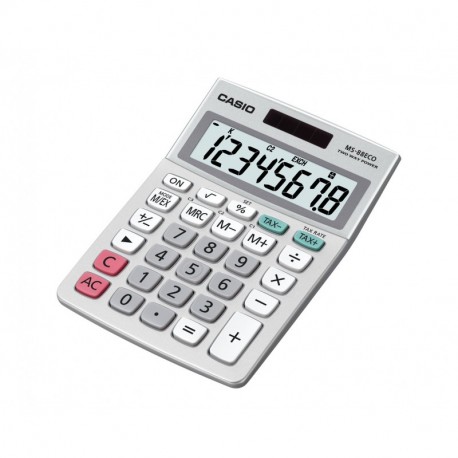 Casio MS-88ECO - Calculadora financiera, gris
