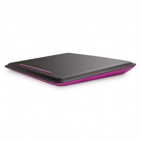 Belkin CushDesk - Soporte de regazo para ordenador portátil, negro y fucsia