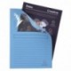 Exacompta 50106E - Lote de 100 Subcarpetas Forever® 120 con Ventana e Impresas, Color Azul Claro