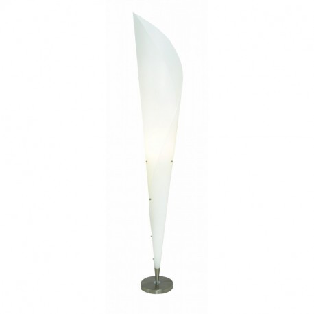Naeve Leuchten 210623 - Lámpara de pie, metal y plástico, color blanco