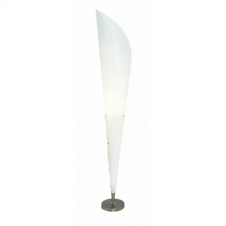 Naeve Leuchten 210623 - Lámpara de pie, metal y plástico, color blanco
