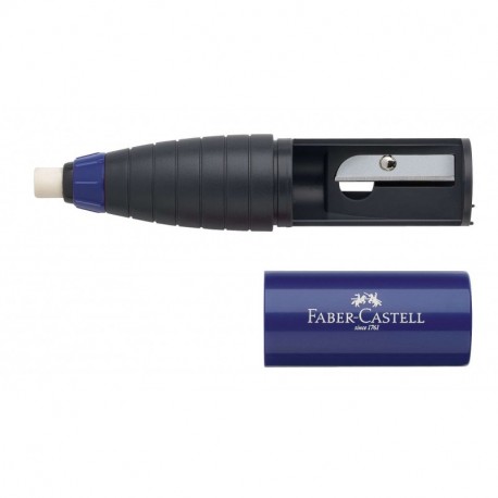 Faber-Castell 184401 Manual Pencil Sharpener, multicolor – Sacapuntas Manual Pencil Sharpener, multicolor 