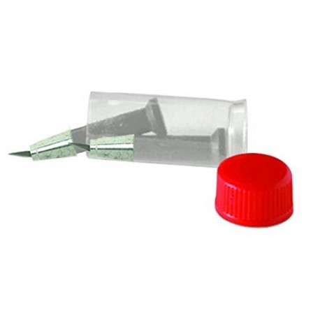Fiskars Recambio para Mini Cúter de Precisión con Cuchilla Pivotante, Metal y Plástico, Blanco, 1x1.3x5 cm, 2 Unidades