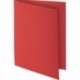 Exacompta 800012E - Lote de 100 Subcarpetas Rock"S 80, Color Rojo