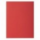 Exacompta 800012E - Lote de 100 Subcarpetas Rock"S 80, Color Rojo