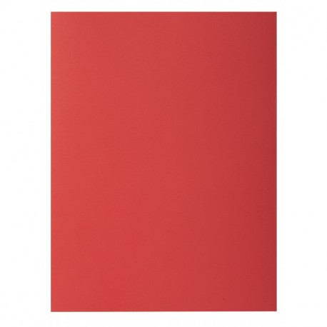 Exacompta 800012E - Lote de 100 Subcarpetas Rock"S 80, Color Rojo
