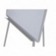 Bi-Office Easy - Pizarra Magnética con Caballete de Trípode, marco gris, 70 x 100 cm, para rotafolios