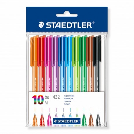 STAEDTLER 43235MPB10 - Bolígrafo, color surtido