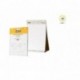 Bi-Office - Bloc de papel para reuniones, blanco liso, 585 x 500 mm, 20 hojas
