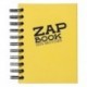 Clairefontaine 8353C Zap Book - Cuaderno de dibujo espiral doble, vertical, 11 x 15 cm, 160 hojas, 80 g, en blanco , color b