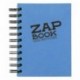 Clairefontaine 8353C Zap Book - Cuaderno de dibujo espiral doble, vertical, 11 x 15 cm, 160 hojas, 80 g, en blanco , color b