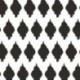 Clairefontaine 211200C Un rollo de 50m x 0m70 Alliance gift paper patrón punto ovalado negro sobre fondo blanco