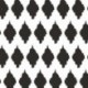 Clairefontaine 211200C Un rollo de 50m x 0m70 Alliance gift paper patrón punto ovalado negro sobre fondo blanco