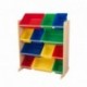 KidKraft 16774 Estantería infantil Sort It and Store It con 12 contenedores para almacenaje, muebles para salas de juego y do