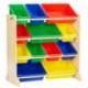 KidKraft 16774 Estantería infantil Sort It and Store It con 12 contenedores para almacenaje, muebles para salas de juego y do