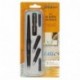 Manuscript Scribe - Set de caligrafía para zurdos, incluye bolígrafo y pluma estilográfica