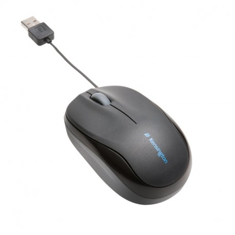 Kensington K72339EU - Ratón, USB, Con cables, Óptico, Negro, 250 mm, 100 mm