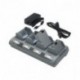 Zebra AC18177-1 - Cargador Ión de litio, 5 h, Gris, P4T QL 220 QL 220 Plus QL 320 QL 320 802.11 FH Radio QL 320 Plus QL 420 