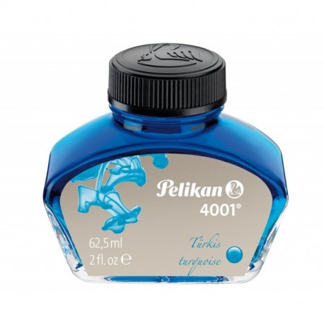 Pelikan 4001, Tinta de Escribir, Turquesa, 62,5 ml