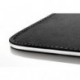 Sigel SA106 Vade de escritorio eyestyle® white, negro, capa intermedia y costuras de color blanco, 600x6x450 mm