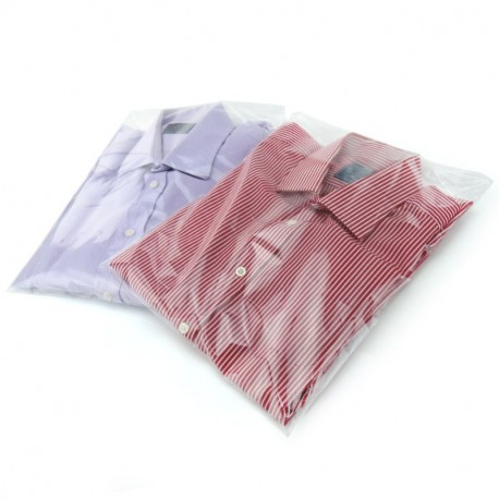 Hangerworld 30,5 x 40,5 cm bolsas de plástico con autocierre para camisas ropa, 40 unidades, transparente