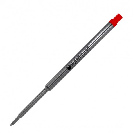 Monteverde - Recambio para bolígrafos Waterman trazo suave, punta media, 2 unidades , color rojo