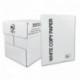 High White 80 - Folios de papel para fotocopiar o imprimir 2500 folios, 5 paquetes de 500 folios, inyección de tinta o rayo 
