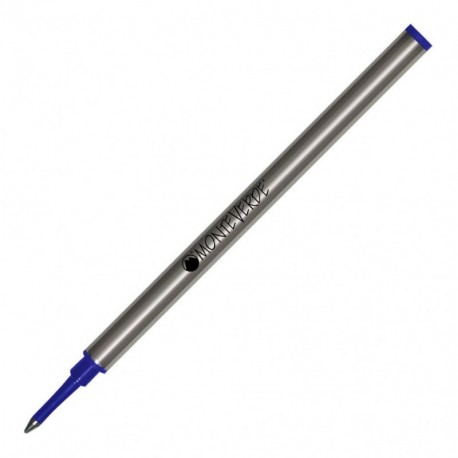 Monteverde - Recambio para bolígrafo roller Waterman, trazo fino, 2 unidades, color azul