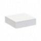 Sigel SA102 Porta tacos eyestyle® white, blanco/negro, incluye taco de papel encolado, con sostenedor de bolígrafo, 110x40x11