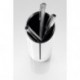 Sigel SA100 Porta lápices eyestyle® white, blanco/negro, 70x135x70 mm