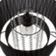Smartwares Luz Colgante con Forma de Candelabro de Diseño Moderno, Negro