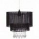 Smartwares Luz Colgante con Forma de Candelabro de Diseño Moderno, Negro