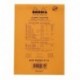 Rhodia 16200C - Bloc de notas perforados 80 hojas, A5, 14.8 x 21 cm , color naranja