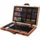 Darice Caja de Madera con Set artístico Profesional,, 14.5x9.1x2.9 Inches 1103-08 