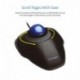 Kensington K72337EU Orbit Mouse - Ratón Ergonómico con Cable y Anillo de Desplazamiento, Compatible con Windows y Macos, Negr