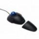 Kensington K72337EU Orbit Mouse - Ratón Ergonómico con Cable y Anillo de Desplazamiento, Compatible con Windows y Macos, Negr