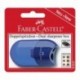 Faber-Castell 183597 – Sacapuntas doble , varios colores en rojo y azul – No es posible seleccionar el color de