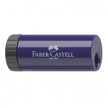 Faber-Castell 183301 - Sacapuntas Manual pencil sharpener, Azul, Rojo 
